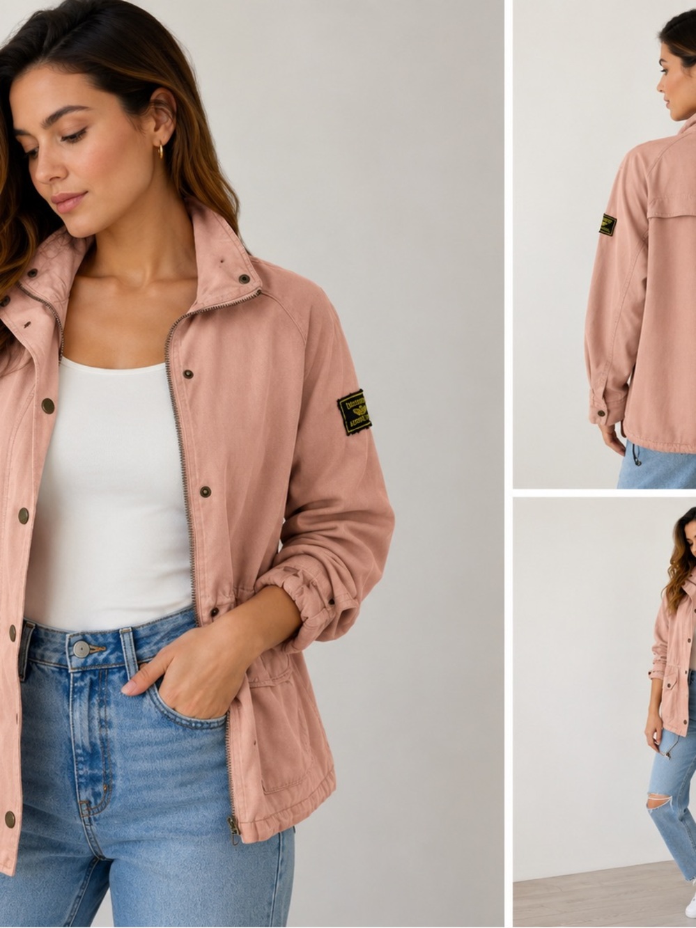 Women’s Dusty Rose Utility Jacket